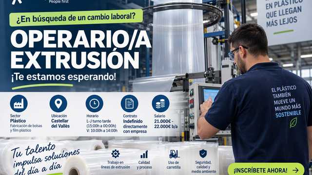 Operario/a extrusión