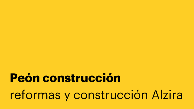 Peón construcción