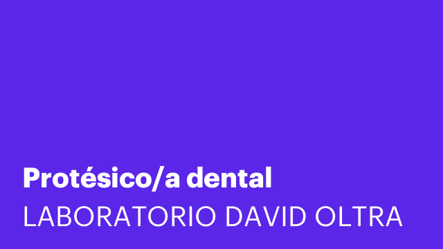 Protésico/a dental