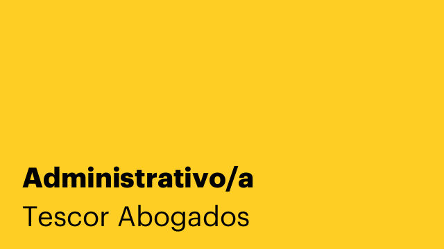 Administrativo/a