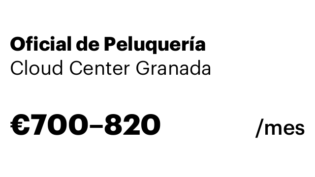 Oficial de Peluquería