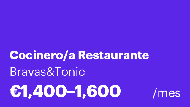 Cocinero/a Restaurante