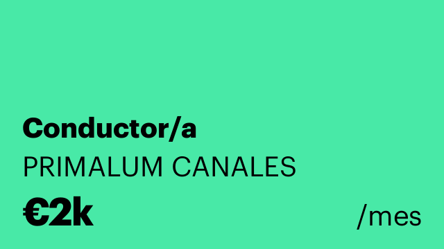 Conductor/a