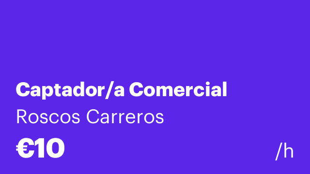 Captador/a Comercial