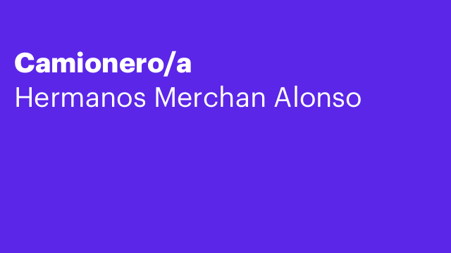 Camionero/a