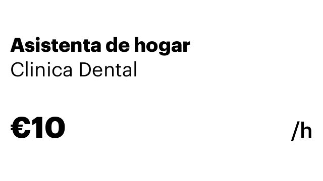 Asistenta de hogar