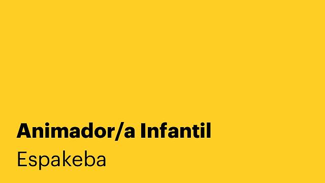 Animador/a Infantil