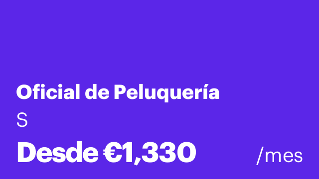 Oficial de Peluquería