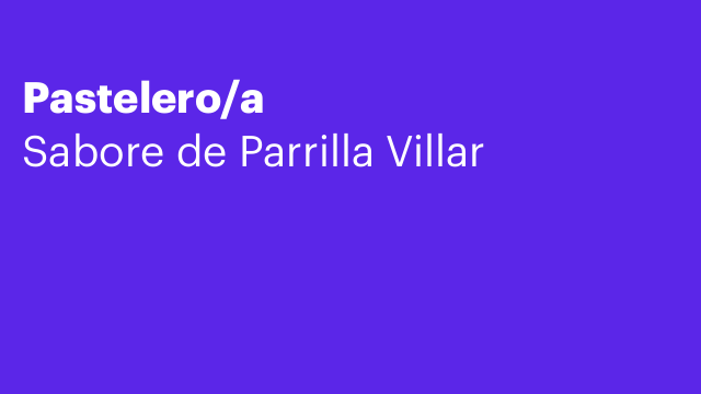 Pastelero/a