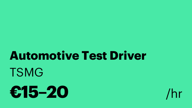 Automotive Test Driver