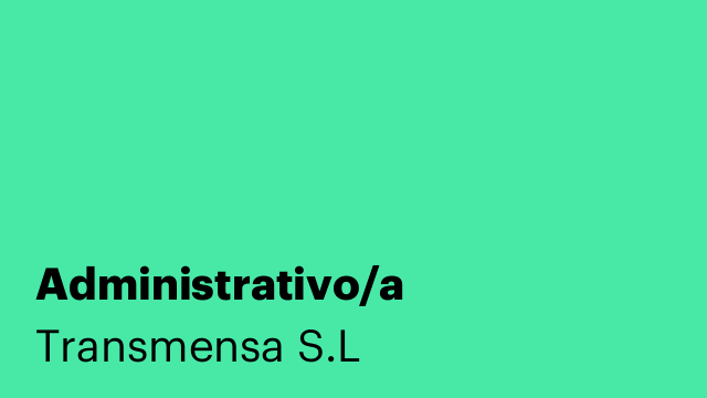 Administrativo/a