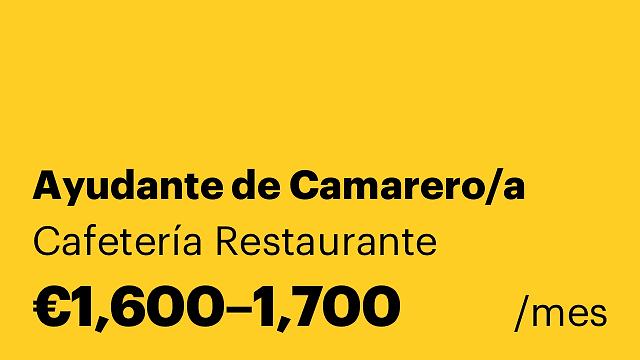 Ayudante de Camarero/a