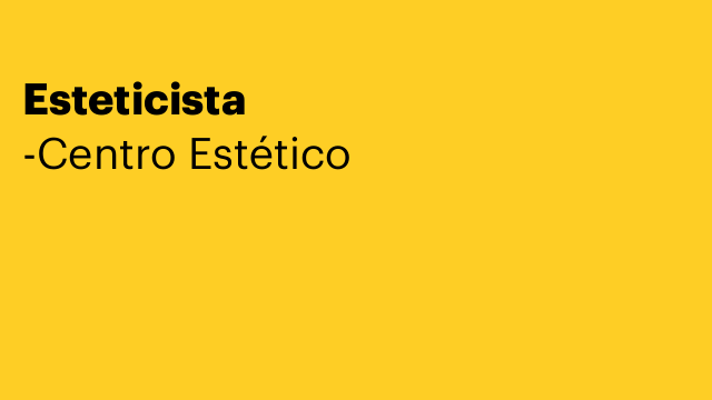 Esteticista