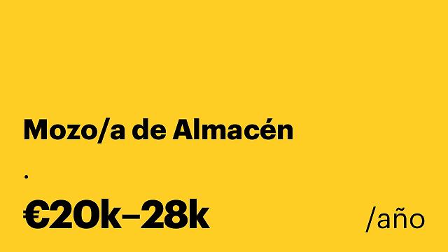 Mozo/a de Almacén