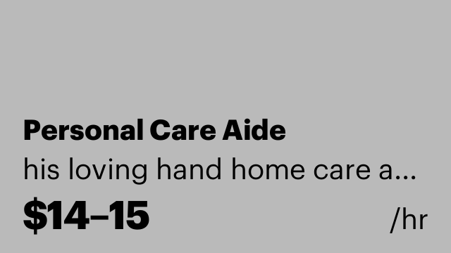 Personal Care Aide