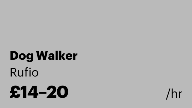 Dog Walker