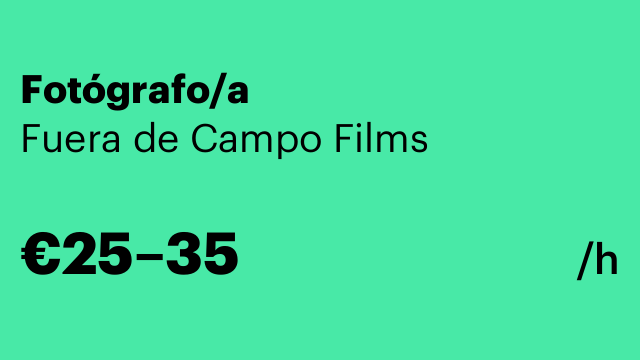 Fotógrafo/a