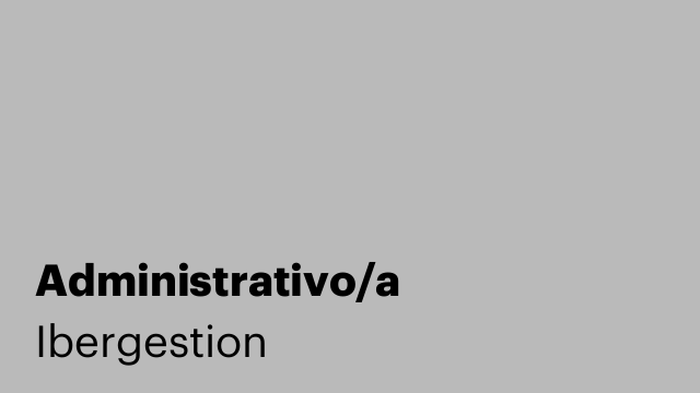 Administrativo/a