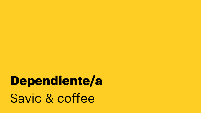 Dependiente/a