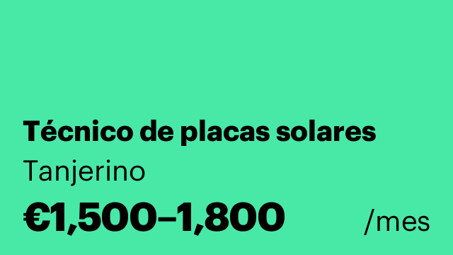 Técnico de placas solares