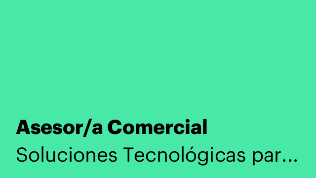 Asesor/a Comercial