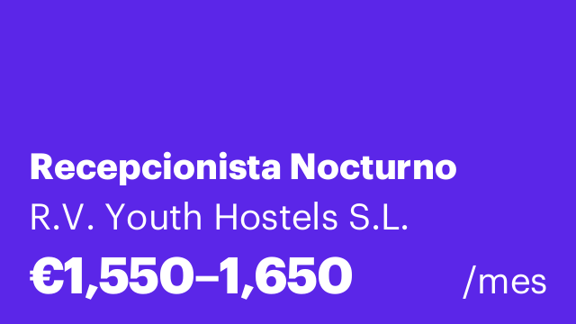 Recepcionista Nocturno
