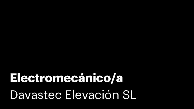 Electromecánico/a