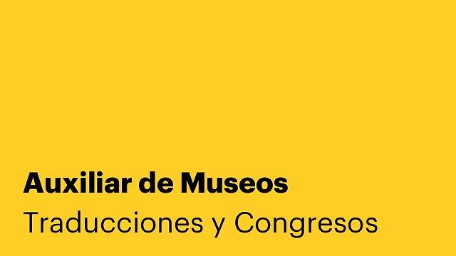Auxiliar de Museos