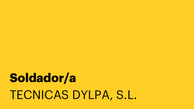 Soldador/a