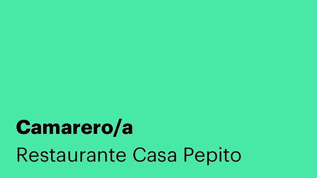 Camarero/a
