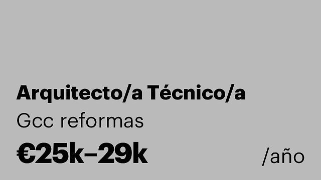 Arquitecto/a Técnico/a