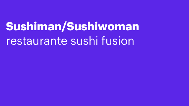 Sushiman/Sushiwoman