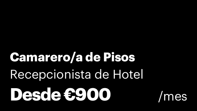 Camarero/a de Pisos