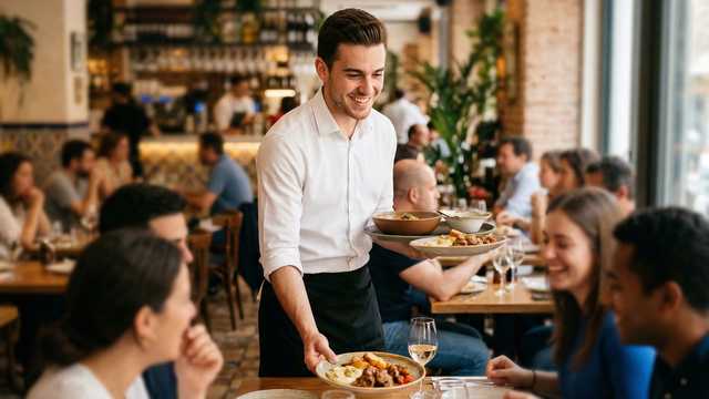 CAMARERO/A DE RESTAURANTE PARA DIAS SUELTOS