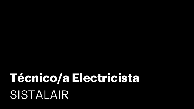 Técnico/a Electricista