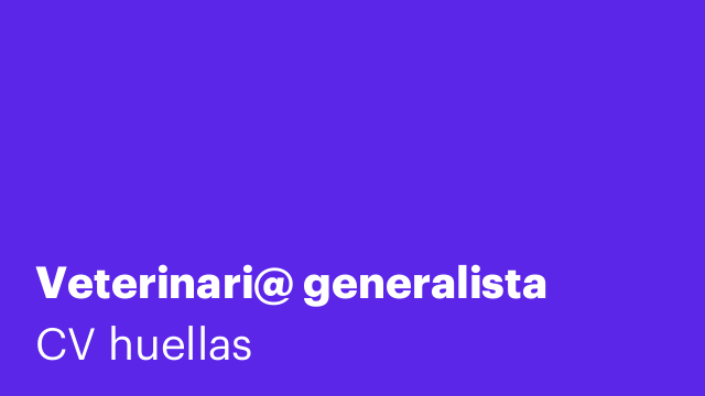 Veterinari@ generalista