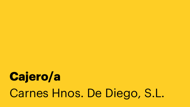 Cajero/a