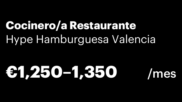 Cocinero/a Restaurante