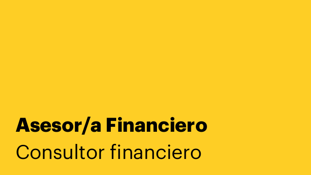 Asesor/a Financiero
