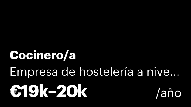 Cocinero/a