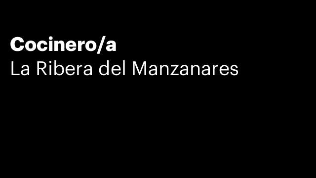 Cocinero/a