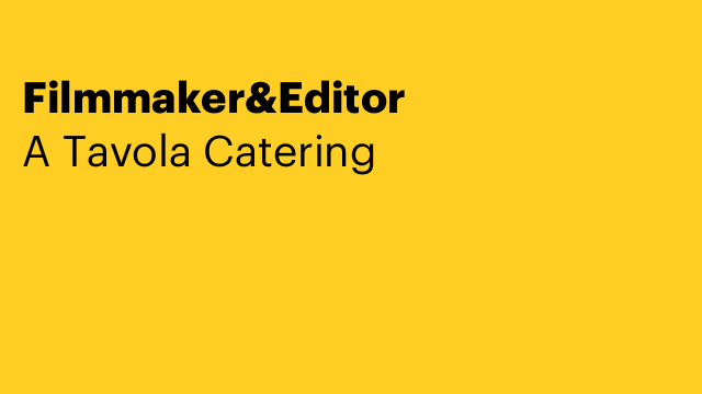 Filmmaker&Editor