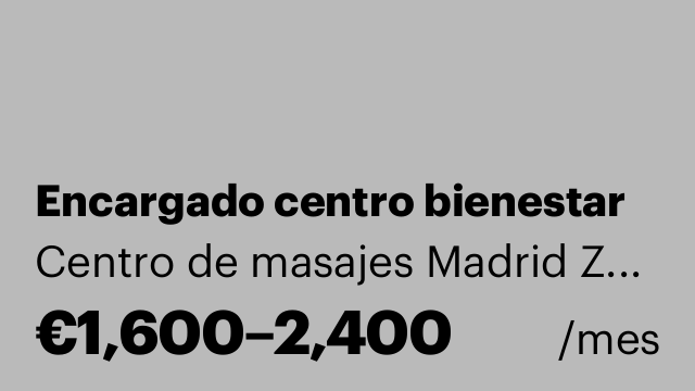 Encargado/a centro bienestar