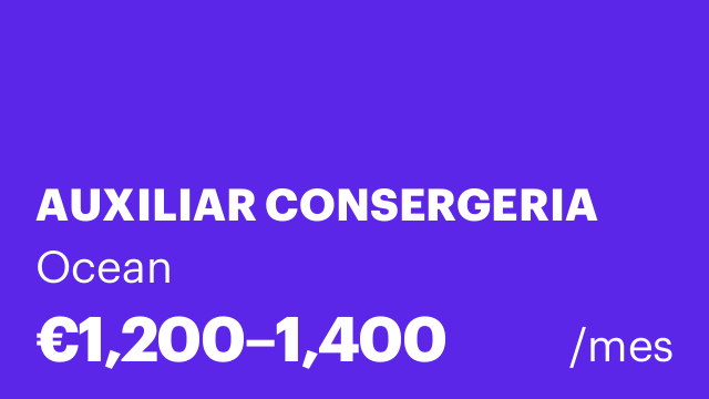 AUXILIAR CONSERGERIA