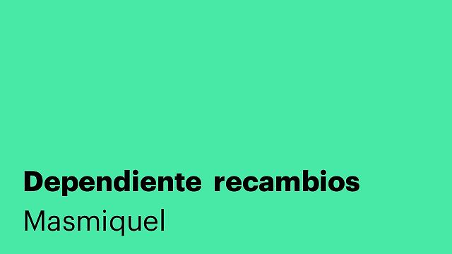 Dependiente  recambios