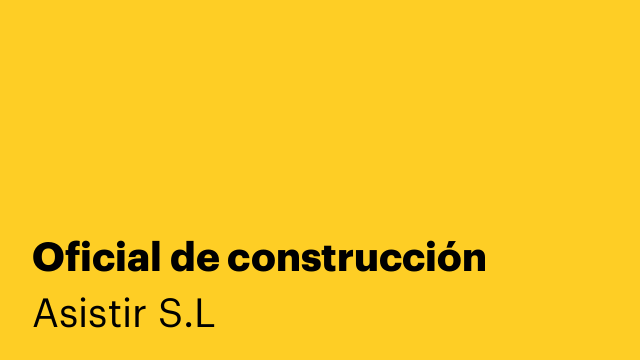 Oficial de construcción
