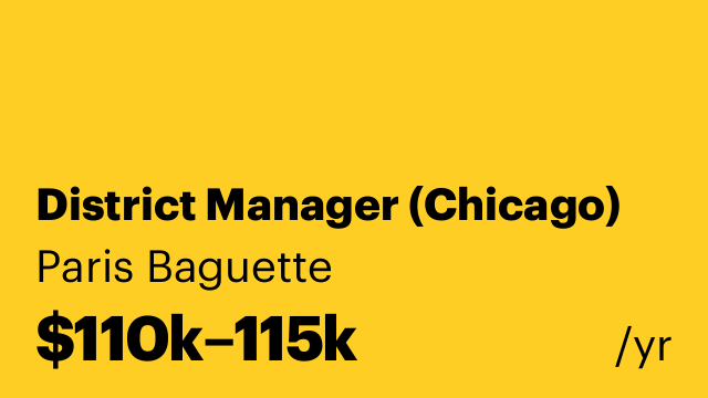District Manager (Chicago)
