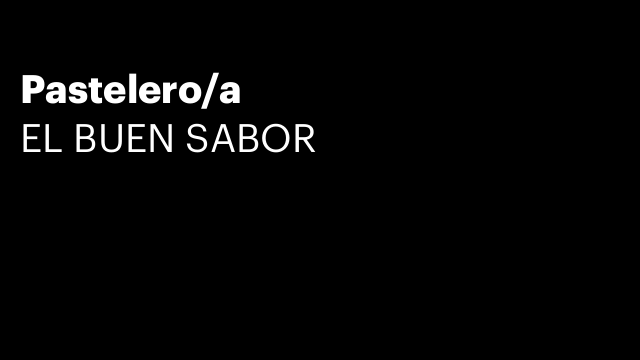 Pastelero/a