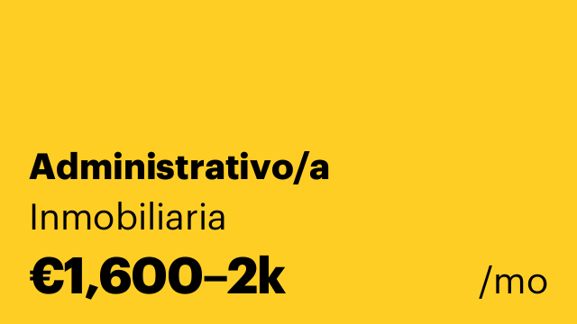 Administrativo/a