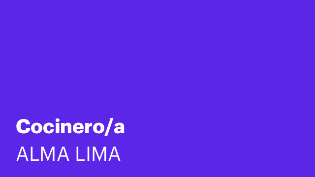 Cocinero/a